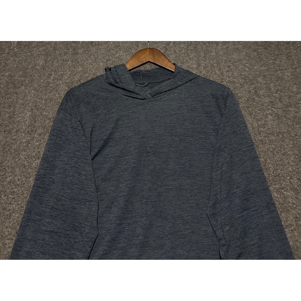 Patagonia capilene cool day hoodie mens blue Large lightweight outdoors